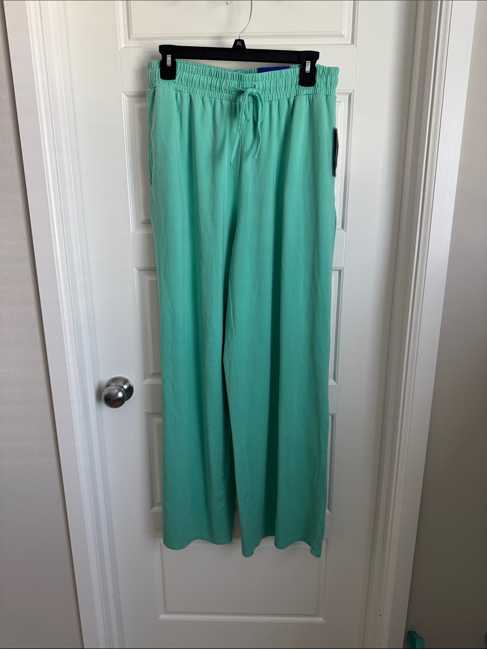 JoyLab Wide Leg Sweatpants in Mint Green - Picture 4 of 7